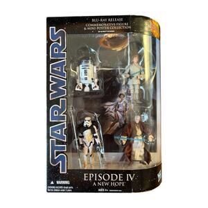 Star Wars Blu-Ray Commemorative Figure Collection Episode IV A New Hope MISB
